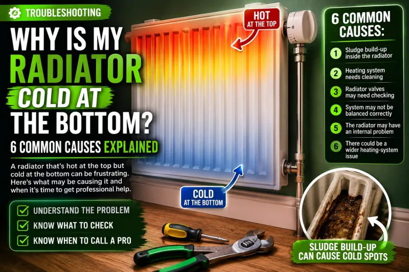 Why Is My Radiator Cold at the Bottom? 6 Common Causes Explained
