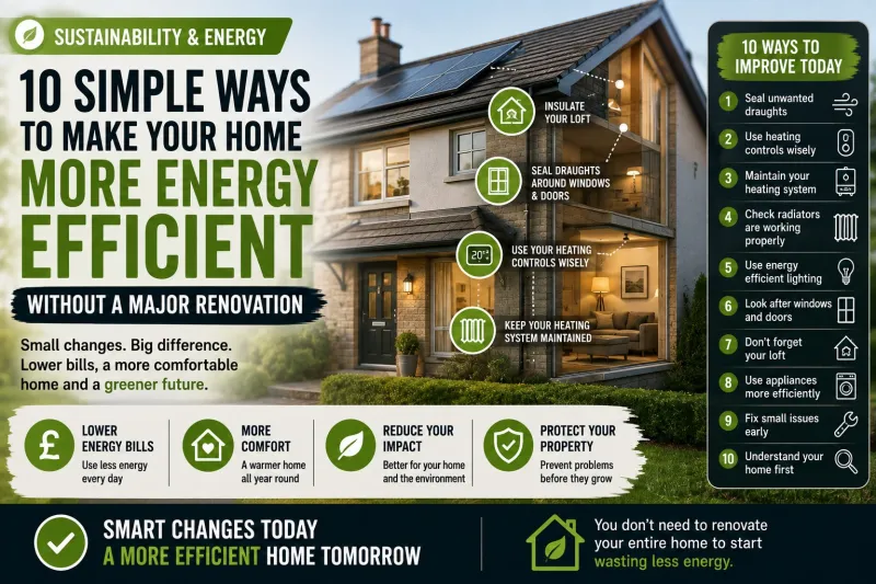 10 Simple Ways to Make Your Home More Energy Efficient Without a Major Renovation