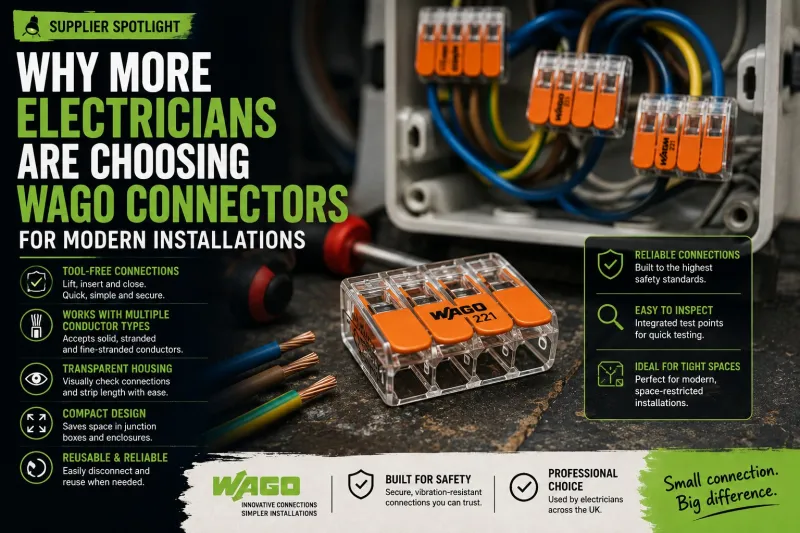 Why More Electricians Are Choosing WAGO Connectors for Modern Installations