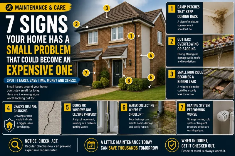 7 Signs Your Home Has a Small Problem That Could Become an Expensive One