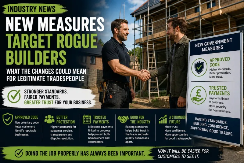 New Government Measures Target Rogue Builders: What the Changes Could Mean for Legitimate Tradespeople