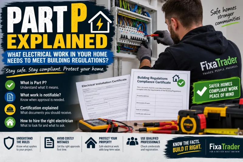 Part P Explained: What Electrical Work in Your Home Needs to Meet Building Regulations?