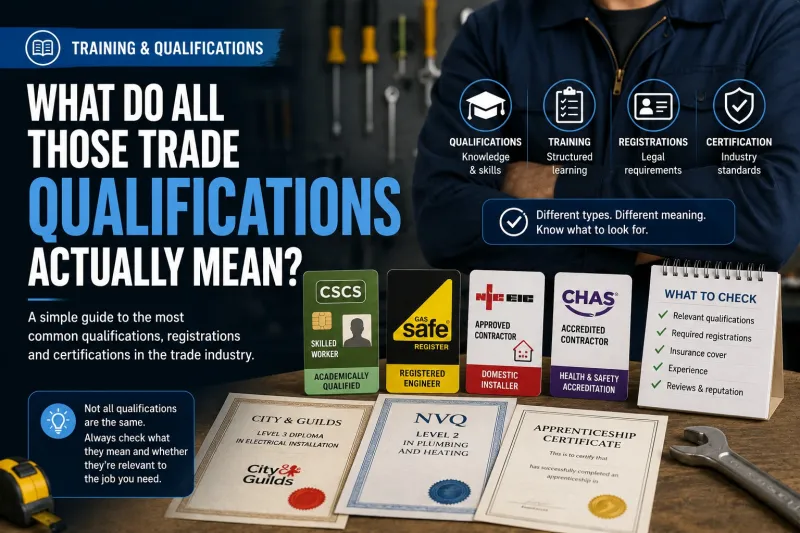 What Do All Those Trade Qualifications Actually Mean?