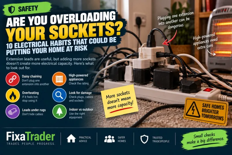 Are You Overloading Your Sockets? 10 Electrical Habits That Could Be Putting Your Home at Risk