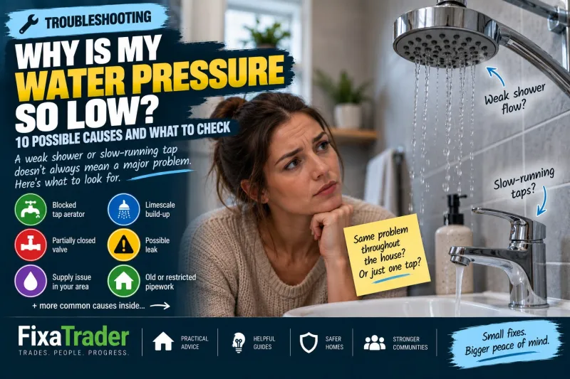 Why Is My Water Pressure So Low? 10 Possible Causes and What to Check