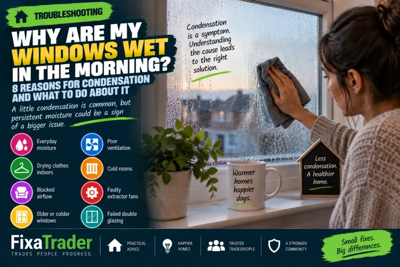 Why Are My Windows Wet in the Morning? 8 Reasons for Condensation and What to Do About It