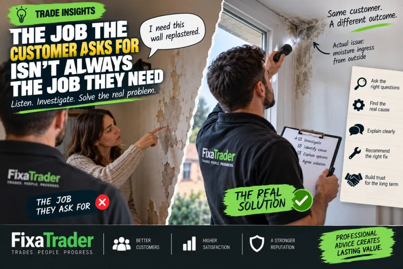 The Job the Customer Asks For Isn’t Always the Job They Need