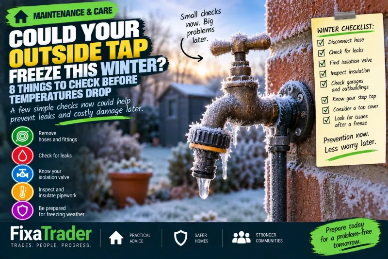 Could Your Outside Tap Freeze This Winter? 8 Things to Check Before Temperatures Drop