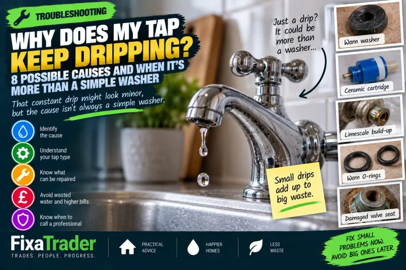 Why Does My Tap Keep Dripping? 8 Possible Causes and When It’s More Than a Simple Washer