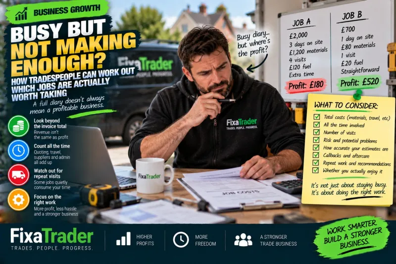 Busy but Not Making Enough? How Tradespeople Can Work Out Which Jobs Are Actually Worth Taking