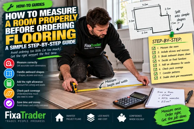 How to Measure a Room Properly Before Ordering Flooring: A Simple Step-by-Step Guide