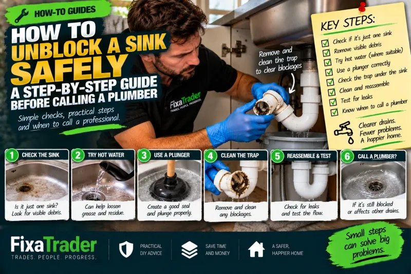 How to Unblock a Sink Safely: A Step-by-Step Guide Before Calling a Plumber