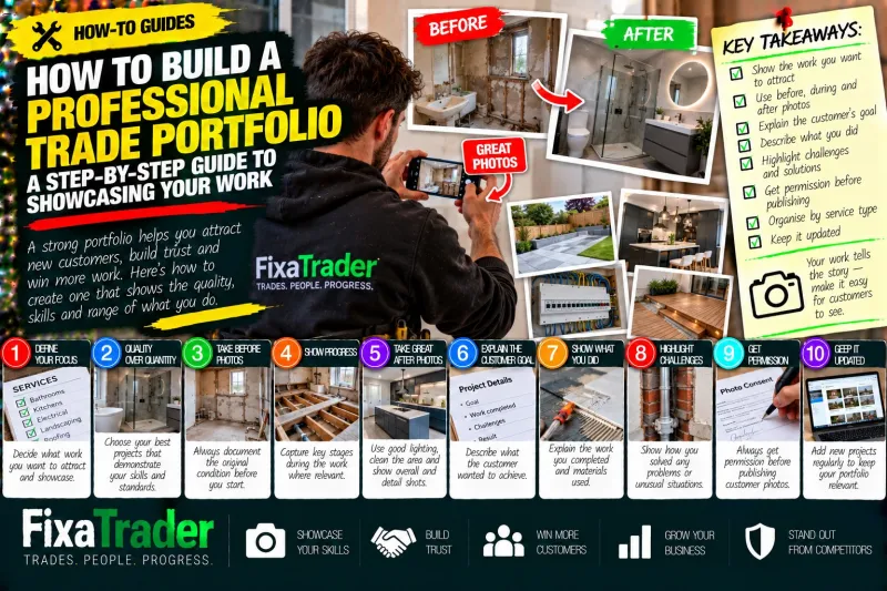 How to Build a Professional Trade Portfolio: A Step-by-Step Guide to Showcasing Your Work